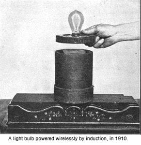 Light bulb induction