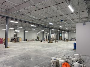 Interior of north section of building expansion project